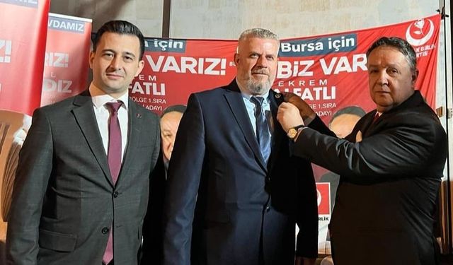 BBP Mustafakemalpaşa İlçe Başkanlığı'nda görev değişimi yapıldı