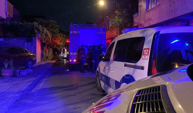 Kocaeli Gebze ilçesinde cinayet işlenen evde yangın çıktı