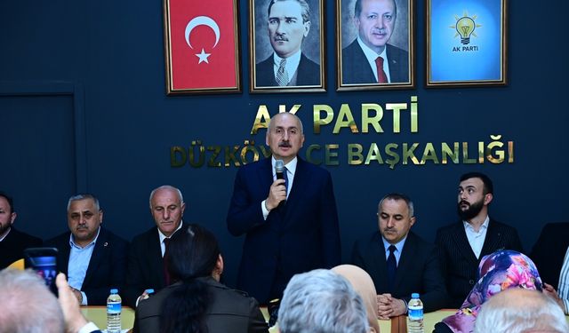 Ulaştırma ve Altyapı Bakanı Karaismailoğlu: "Utanmadan 'sana söz' diyorlar"