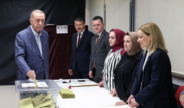 Cumhurbaşkanı Erdoğan oyunu Üsküdar'da kullandı