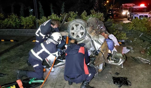 Samsun'da alkollü sürücünün neden olduğu kazada 4 ölü!