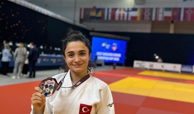 Osmangazili judocu Melisa Çakmaklı Arslan'dan bronz madalya