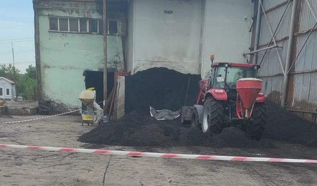 Tekirdağ Muratlı ilçesinde iş kazası! Kömür yığınının altında kalan işçi can verdi