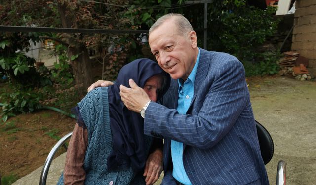 Cumhurbaşkanı Erdoğan'dan Beykoz’da eski komşusunu ziyaret etti