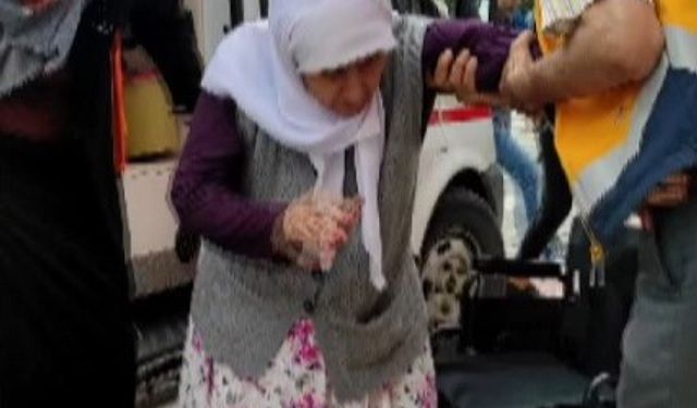 Kahramanmaraş'ta 100 yaşındaki Fatma Poyraz oyunu kullandı
