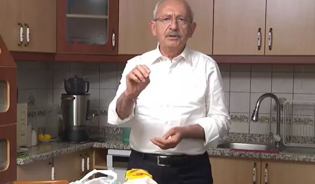 Kılıçdaroğlu'ndan yeni video! 'İlk çözmemiz gereken mesele' dedi ve marketten aldığı ürünleri gösterdi