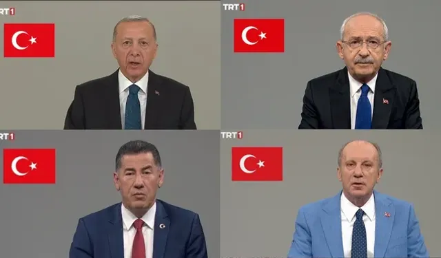 Cumhurbaşkanı adayları propaganda konuşmaları TRT'de yayınlandı