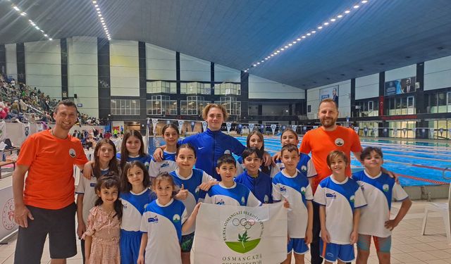 Osmangazi Belediyespor Yüzme Takımı sporcularından bir başarı daha