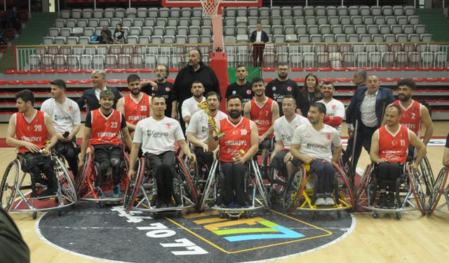 Türkiye Tekerlekli Sandalye Basketbol A Milli Takımı şampiyon oldu
