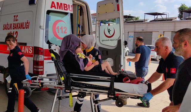Bursa İnegöl ilçesinde 3 yaşındaki çocuk balkondan düştü