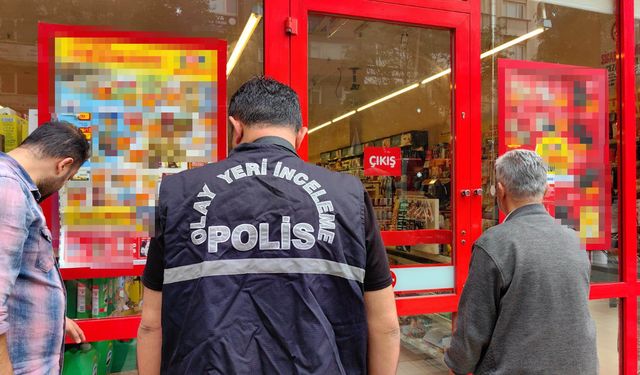 Bursa'da markete pompalı tüfekle saldırı