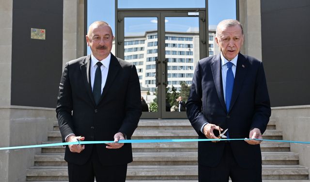 Cumhurbaşkanı Erdoğan ve Cumhurbaşkanı Aliyev, Hava Komuta Merkezi’nin açılışını yaptı