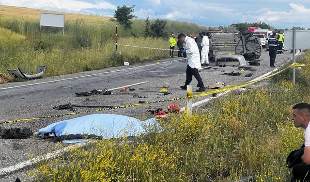 Hacıbektaş - Nevşehir kara yolunda kaza: 1 ölü, 3 yaralı