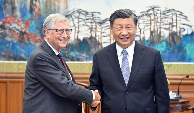 Amerikalı iş insanı Bill Gates, Çin lideri Şi Cinping ile görüştü