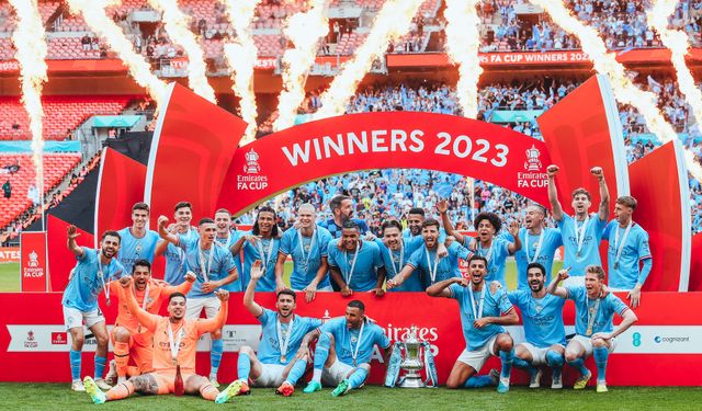 Manchester City, FA Cup'ı kazandı