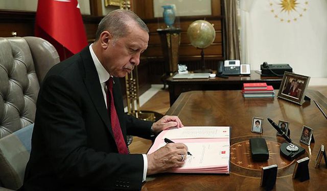Cumhurbaşkanı Erdoğan tarafından yapılan atamalar Resmi Gazete’de