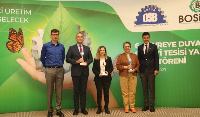 Bursa'da çevreci sanayi tesisleri ödüllendirildi