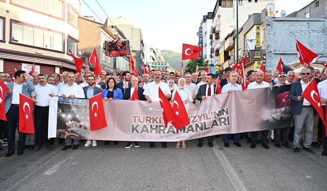 Bursa’da 15 Temmuz Demokrasi ve Milli Birlik Günü programı
