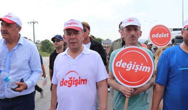 'Değişim ve Adalet' yürüyüşü başlatan Tanju Özcan: "Tam Faik Öztrak'a yakışan çapsız açıklamalar olmuş"