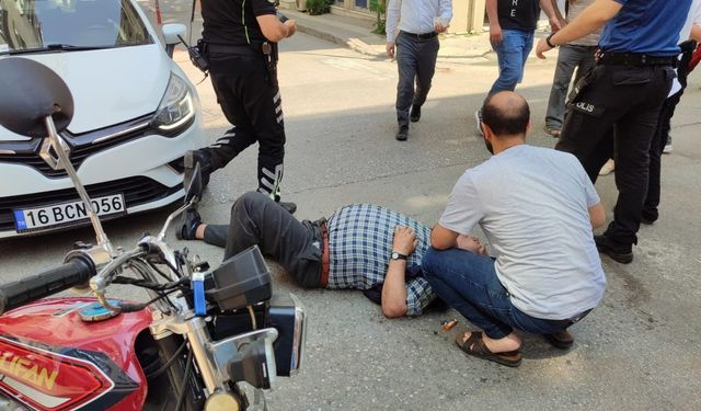 Bursa'da yaşlı adamı ölümden döndüren kaza!