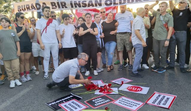 Bisikletliler ölen arkadaşları için Kadıköy Bostancı’da bir araya geldi