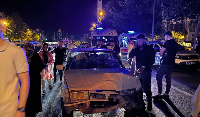 Diyarbakır Kayapınar ilçesinde düğün konvoyundaki 3 araç kaza yaptı: 3 yaralı