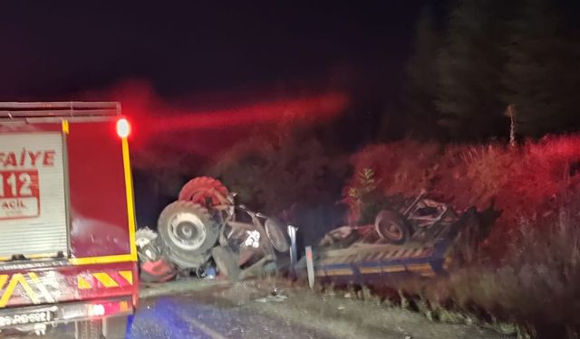 Eskişehir - Afyonkarahisar karayolunda kaza! Yolcu otobüsü traktöre çarptı: 3’ü ağır 6 yaralı