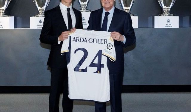 Yıldız futbolcu Arda Güler Real Madrid'e imzayı attı