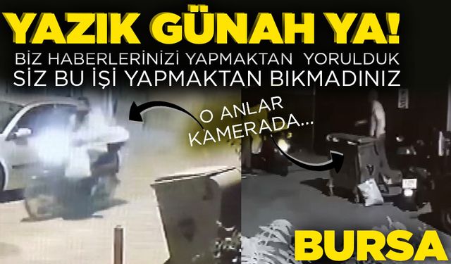 Bursa'da 'pes' dedirten hırsızlık! Afetzedeler için toplanan yardımlar çalındı