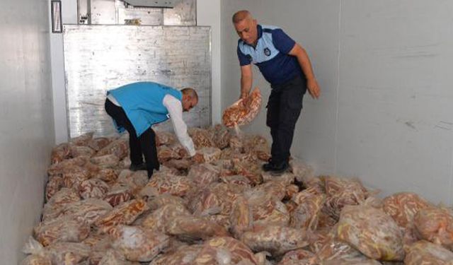 Diyarbakır'da 5 ton kaçak et ele geçirildi