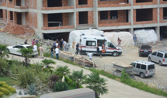 Ordu Ünye ilçesinde son iş gününde inşaatın 12. katından düşen Hasan Arslan hayatını kaybetti