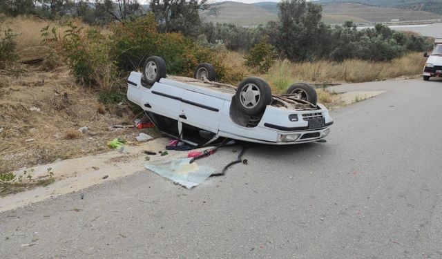 Bursa'da freni tutmayan sürücü kaza yaptı!