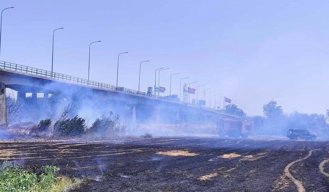 Yunanistan’daki yangında İpsala Sınır Kapısı kapatıldı