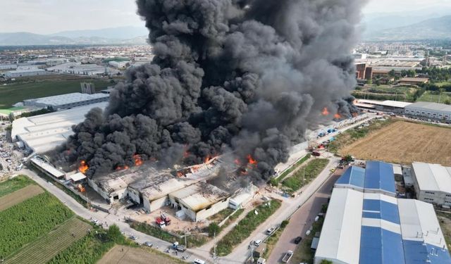 Bursa İnegöl'deki fabrika yangınında bilanço belli oldu