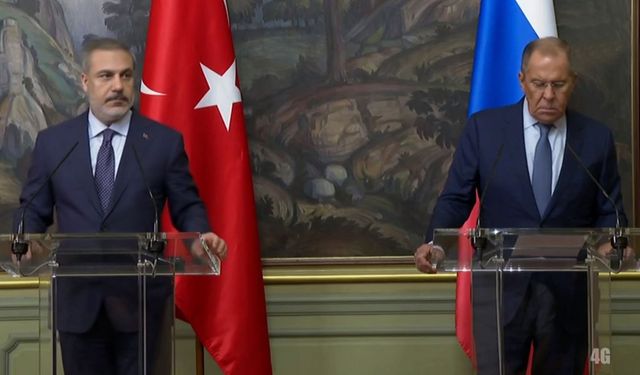 Bakan Hakan Fidan ve mevkidaşı Lavrov'dan ortak basın açıklaması