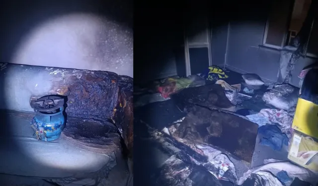 Diyarbakır'da kiracı evi ateşe verdi