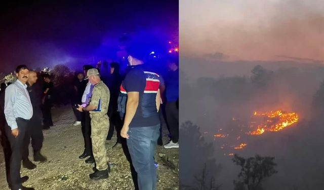 Kırşehir'de kamp alanında çıkan yangın askeri bölgeye sıçradı