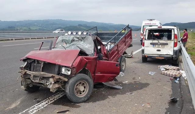 Kuzey Marmara Otoyolu üzerinde zincirleme kaza