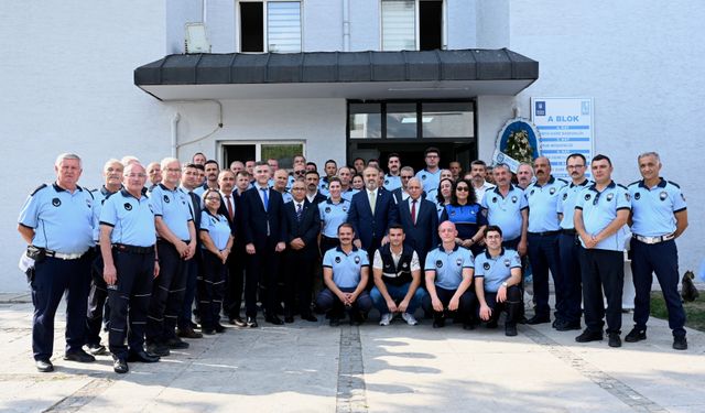 Başkan Alinur Aktaş'tan zabıtaya moral ziyareti