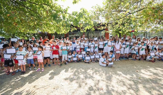 Bursa'da yaz spor okulları ile çocukların tatilleri dolu dolu geçti