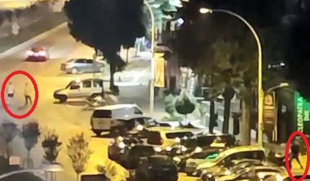 Bursa'da 1 kişinin öldüğü 3 kişinin yaralandığı silahlı çatışma kamerada