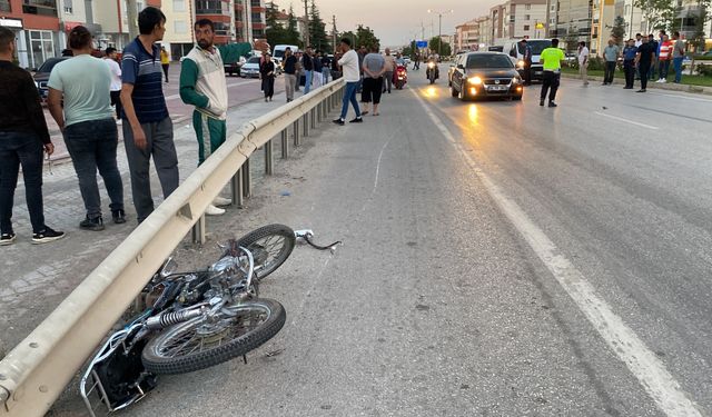 Konya Kulu ilçesinde motosiklet ile otomobil çarpıştı: 1 ölü