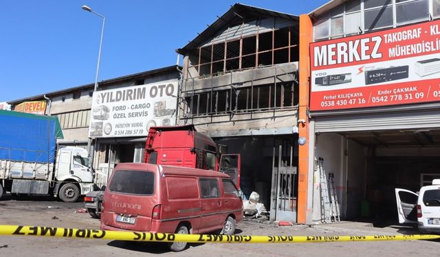 Kayseri Kocasinan ilçesinde tırın yakıt deposundaki patlamada usta Ali Ramazan Ulusoy öldü