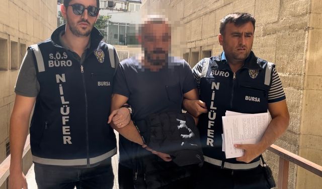 Bursa'da eski sevgilisini darp edip ölümle tehdit eden şahıs tutuklandı