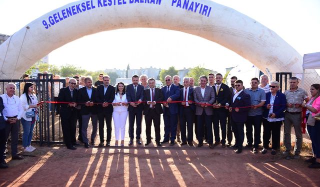 Bursa'da 9. Geleneksel Kestel Balkan Panayırı başladı
