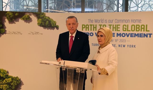 Cumhurbaşkanı Erdoğan, Küresel Sıfır Atık İyi Niyet Beyanı'na ilk imzayı attı