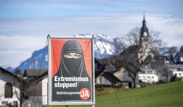 İsviçre'de kamuya açık alanlarda burka giyilmesi yasaklandı