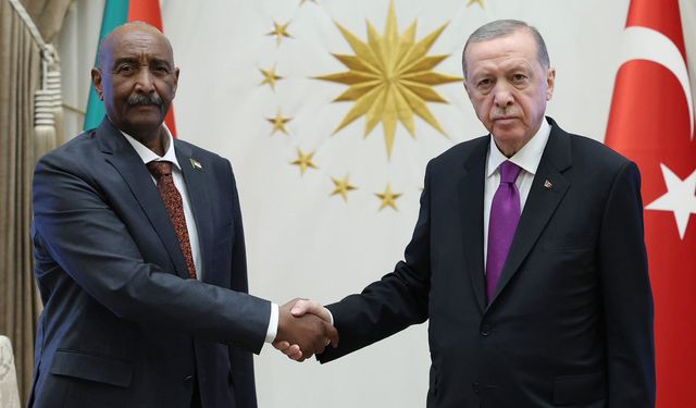 Cumhurbaşkanı Erdoğan, Abdülfettah El-Burhan ile görüştü