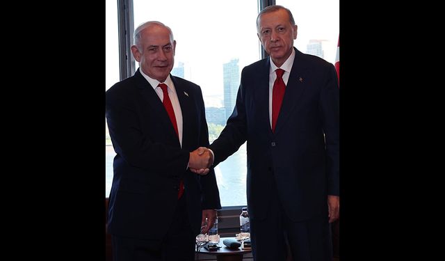 Cumhurbaşkanı Erdoğan Türkevi’nde İsrail Başbakanı Netenyahu’yu kabul etti
