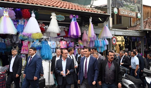 Osmangazi Belediyesi Tarihi Çarşı ve Hanlar Bölgesi’nin yeniden hayat bulmasını sağladı